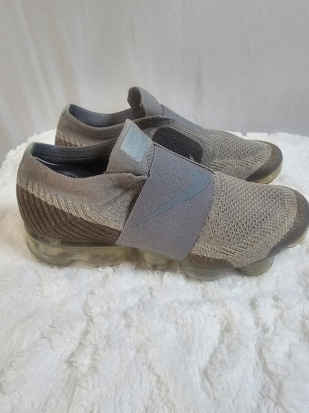 Nike Air VaporMax‎ Flyknit Moc - Dark Stucco Green (Women's Size 6.5)